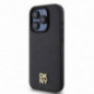 Apple iPhone 15 Pro Case DKNY Pu Repeat Pattern Stack Logo MagSAFE  Black
