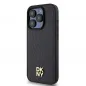 Apple iPhone 15 Pro Case DKNY Pu Repeat Pattern Stack Logo MagSAFE  Black