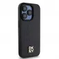 Apple iPhone 15 Pro Case DKNY Pu Repeat Pattern Stack Logo MagSAFE  Black