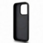 Apple iPhone 15 Pro Case DKNY Pu Repeat Pattern Stack Logo MagSAFE  Black