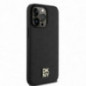 Apple iPhone 15 Pro Max Case DKNY Pu Repeat Pattern Stack Logo MagSAFE  Black