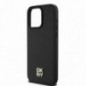 Apple iPhone 15 Pro Max Case DKNY Pu Repeat Pattern Stack Logo MagSAFE  Black