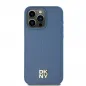 Apple iPhone 15 Case DKNY Pu Repeat Pattern Stack Logo MagSAFE  Blue