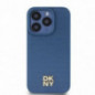 Apple iPhone 15 Pro Case DKNY Pu Repeat Pattern Stack Logo MagSAFE  Blue