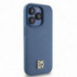 Apple iPhone 15 Pro Case DKNY Pu Repeat Pattern Stack Logo MagSAFE  Blue
