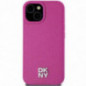 Apple iPhone 15 Case DKNY Pu Repeat Pattern Stack Logo MagSAFE  Pink