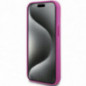 Apple iPhone 15 Case DKNY Pu Repeat Pattern Stack Logo MagSAFE  Pink