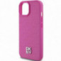 Apple iPhone 15 Case DKNY Pu Repeat Pattern Stack Logo MagSAFE  Pink