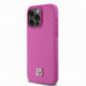 Apple iPhone 15 Pro Max Case DKNY Pu Repeat Pattern Stack Logo MagSAFE  Pink