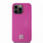 Apple iPhone 15 Pro Max Case DKNY Pu Repeat Pattern Stack Logo MagSAFE  Pink