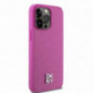 Apple iPhone 15 Pro Max Case DKNY Pu Repeat Pattern Stack Logo MagSAFE  Pink