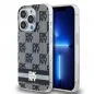 Apple iPhone 13 Pro Max Case DKNY Checkered Pattern Printed Stripes MagSAFE  Black