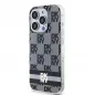 Apple iPhone 13 Pro Max Case DKNY Checkered Pattern Printed Stripes MagSAFE  Black