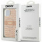 Apple iPhone 15 Plus Case DKNY Repeat Texture Pattern Stripe MagSAFE  Pink