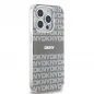 Apple iPhone 15 Pro Max Case DKNY Repeat Texture Pattern Stripe MagSAFE  Beige