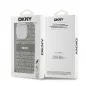 Apple iPhone 15 Pro Max Case DKNY Repeat Texture Pattern Stripe MagSAFE  Beige