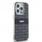 Apple iPhone 13 Pro Max Case DKNY Repeat Texture Pattern Stripe MagSAFE  Black