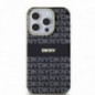 Apple iPhone 14 Pro Case DKNY Repeat Texture Pattern Stripe MagSAFE  Black