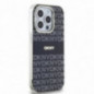 Apple iPhone 14 Pro Case DKNY Repeat Texture Pattern Stripe MagSAFE  Black
