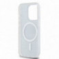 Apple iPhone 14 Pro Case DKNY Repeat Texture Pattern Stripe MagSAFE  Black
