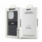 Apple iPhone 15 Pro Max Case DKNY Repeat Texture Pattern Stripe MagSAFE  Black