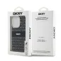 Apple iPhone 15 Pro Max Case DKNY Repeat Texture Pattern Stripe MagSAFE  Black