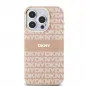 Apple iPhone 13 Pro Case DKNY Repeat Texture Pattern Stripe MagSAFE  Pink