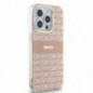 Apple iPhone 13 Pro Case DKNY Repeat Texture Pattern Stripe MagSAFE  Pink