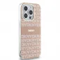 Apple iPhone 13 Pro Case DKNY Repeat Texture Pattern Stripe MagSAFE  Pink