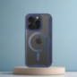 Apple iPhone 16 Wallet Cases Smart Mag Book Elegant  MagSAFE  Blue