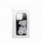 Apple iPhone 15 Case Teddy bear Silver