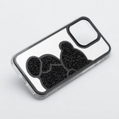 Apple iPhone 15 Pro Case Teddy bear Black