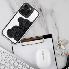 Apple iPhone 15 Pro Case Teddy bear Black