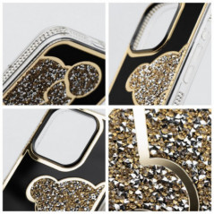 Apple iPhone 15 Pro Case Teddy bear Gold