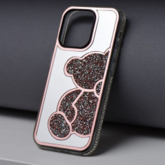 Apple iPhone 15 Pro Case Teddy bear Pink