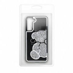 Samsung Galaxy A35 Case Teddy bear Silver