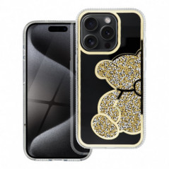 Apple iPhone 14 Pro Case Teddy bear Gold