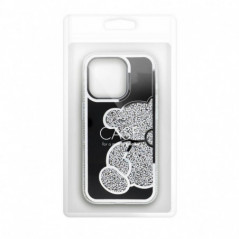 Apple iPhone SE 2022 5G Case Teddy bear Silver