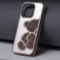 Apple iPhone 12 Case Teddy bear Pink