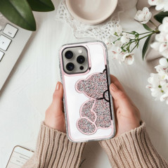 Apple iPhone 14 Case Teddy bear Pink
