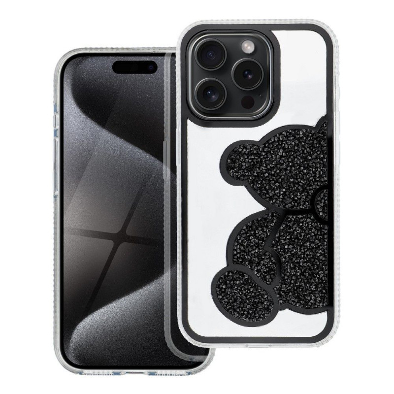 Apple iPhone 13 Pro Case Teddy bear Black