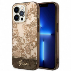 Apple iPhone 14 Pro Case Guess IML Electro Cam TDJ Ochre