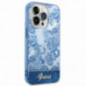 Apple iPhone 14 Pro Max Case Guess IML Electro Cam TDJ Blue