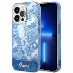 Apple iPhone 14 Pro Max Case Guess IML Electro Cam TDJ Blue