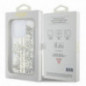 Apple iPhone 15 Pro Max Case Guess Liquid Glitter Gold Stripes Transparent