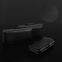 Apple iPhone 11 Univerzálne puzdro, Horizontal holsters Chic VIP Elegant  Black 