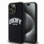 Apple iPhone 13 Pro Max Case DKNY Silicone White Arch Logo MagSAFE  Black