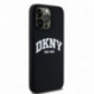 Apple iPhone 13 Pro Max Case DKNY Silicone White Arch Logo MagSAFE  Black