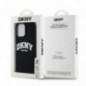 Apple iPhone 14 Pro Max Case DKNY Silicone White Arch Logo MagSAFE  Black