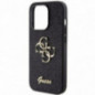 Apple iPhone 15 Pro Case Guess Fixed Glitter Big 4G Black